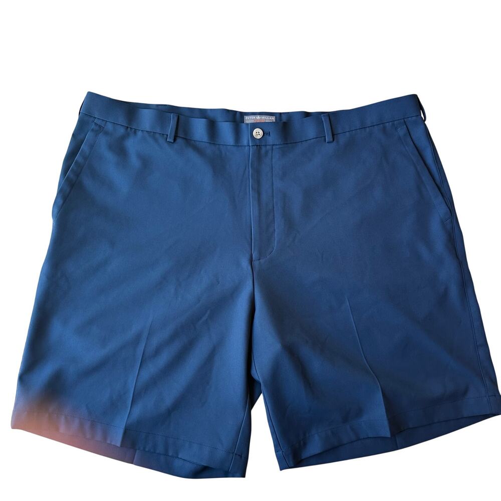 Peter Millar Wicking Shorts Blue Size 42 9 Inch Inseam